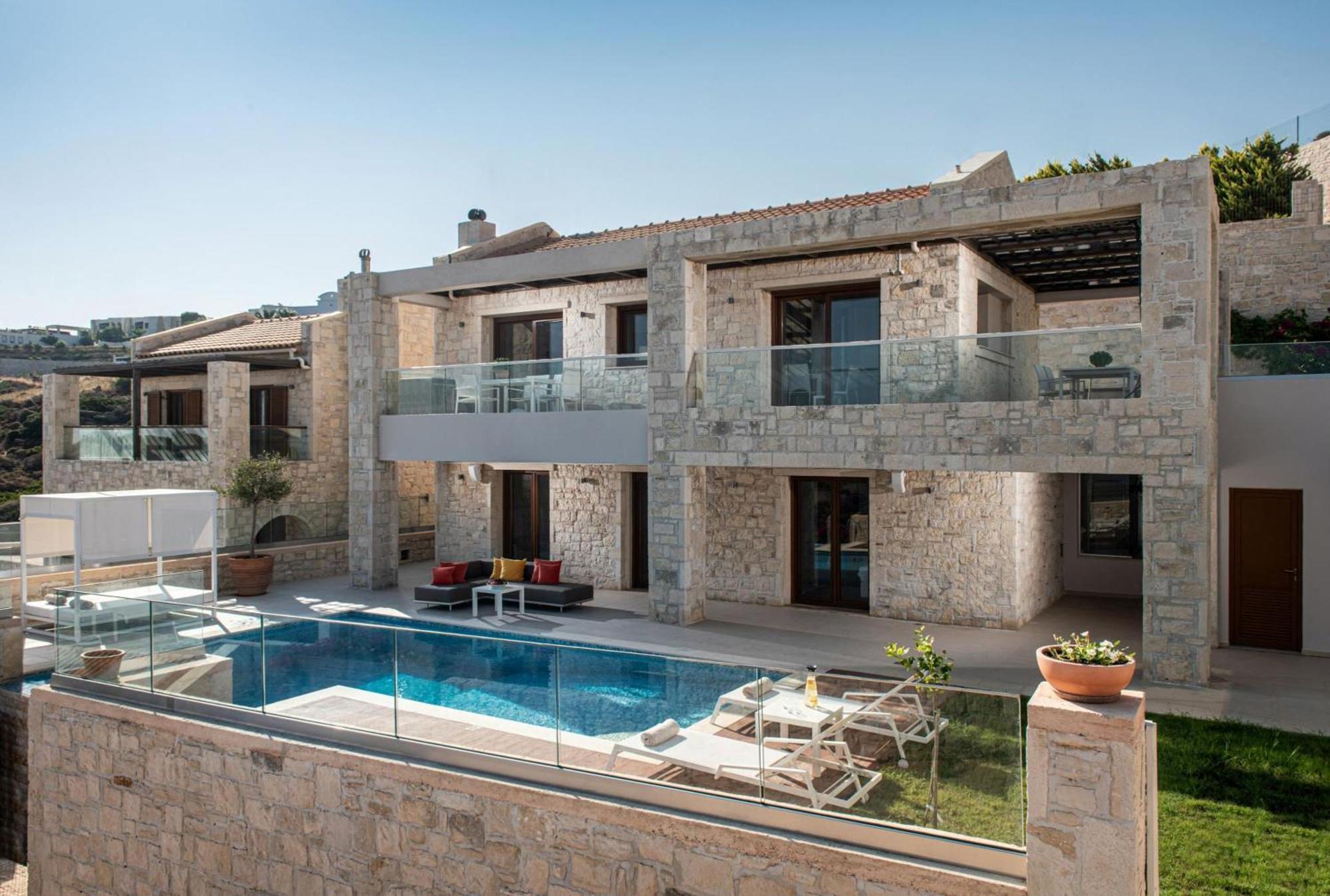 Вилла Omega House In Crete Лигарья Экстерьер фото